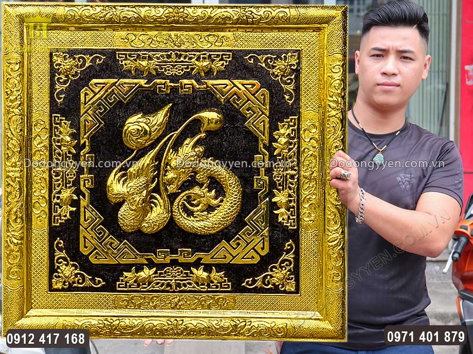 Khung tranh liền đồng v&ocirc; c&ugrave;ng chắc chắn